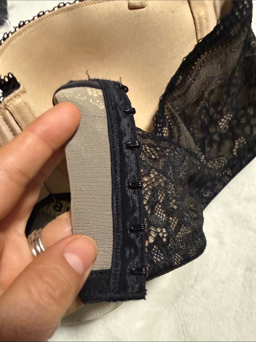 Bra by b.tempt’d. black and nude Size 36D. Like new, used just one time - Picture 4 of 6